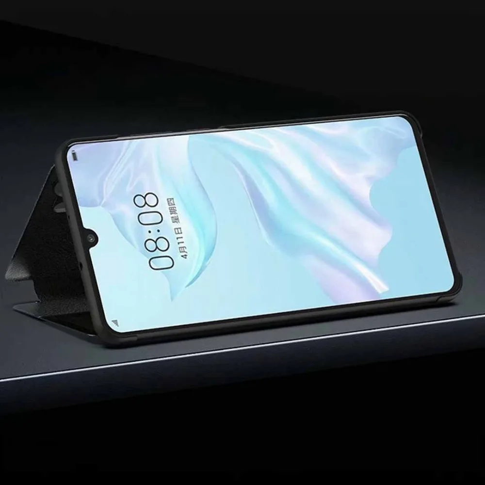 IMIDO флип чехол кожаный для телефона Huawei P30 Pro P20 P10 Plus Mate10 Mate20 смарт вид задняя