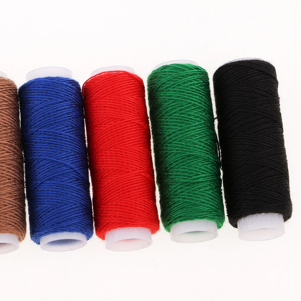 20Pcs Polyester Sewing Thread Spools for Jeans Leather Sewing Repair Needlecrafts