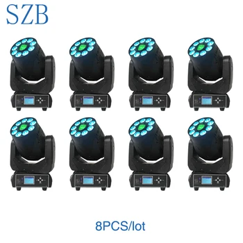 

8 PCS Spot+Wash Light 1x75W White LED and 9x12W RGBWA UV 6IN1 Colorful LED Spot Washer Moving Head/SZB-MH091275