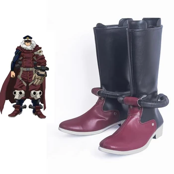 

My Hero Academia Boku No Hero Akademia Costume Yoarashi Inasa Cospaly Boots Leather Shoes Adult Men Halloween Carnival Props