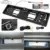VODOOL Impermeabile Europeo Della Pagina della Targa Videocamera vista posteriore Auto di Inverso Dell’automobile di Backup Parcheggio Retrovisore 12LED di Visione Notturna Cam