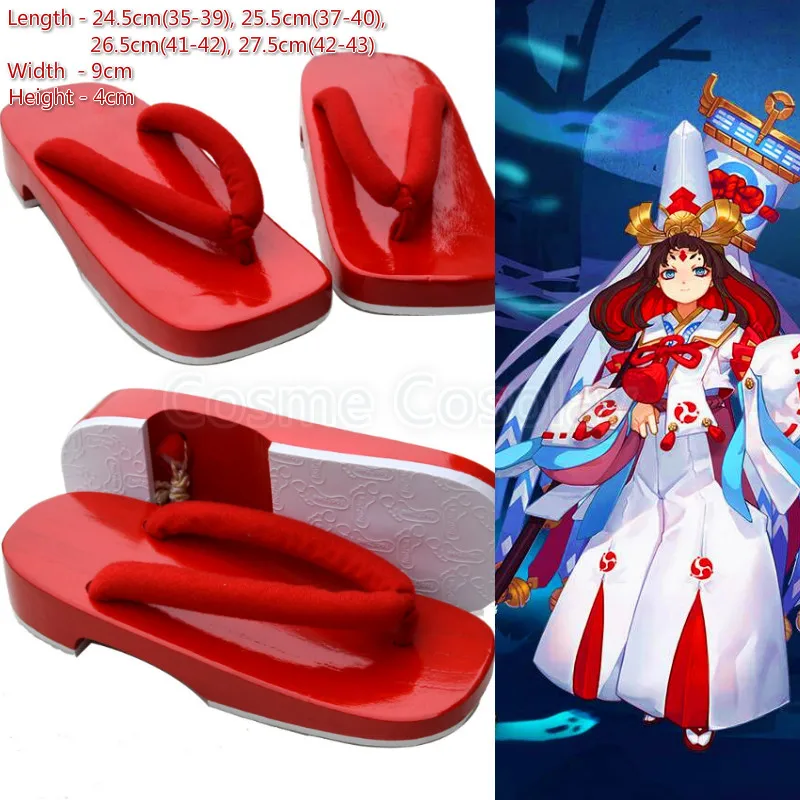 Cos Onmyoji SR Vampirella косплей обувь сандалии путь Инь и Ян AobouzuCV Kurodooji зла Shikigami Сакура ICHIMOKU REN