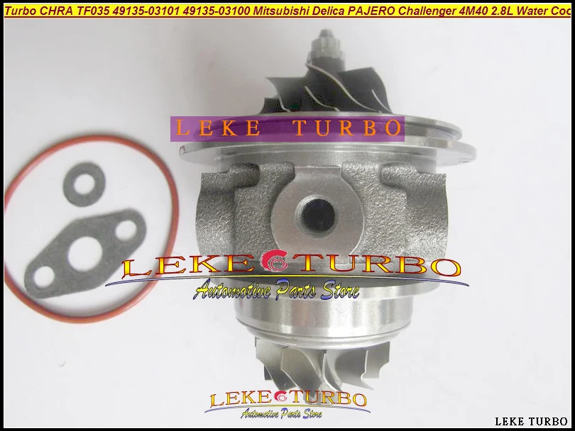 Water Cooled Turbo Cartridge CHRA TF035 49135-03101 49135-03100 49135-03110 For Mitsubishi PAJERO Delica 2.8L 4M40 (4)