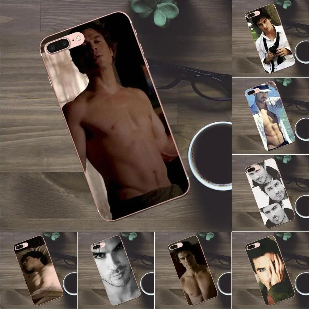 Чехол для телефона Huawei G8 Honor 5C 5X 6 6X 7 8 9 Y5II Mate P7 P8 P9 P10 P20 Lite Plus 2017 Ian Somerhalder Of Vampire Diaries |