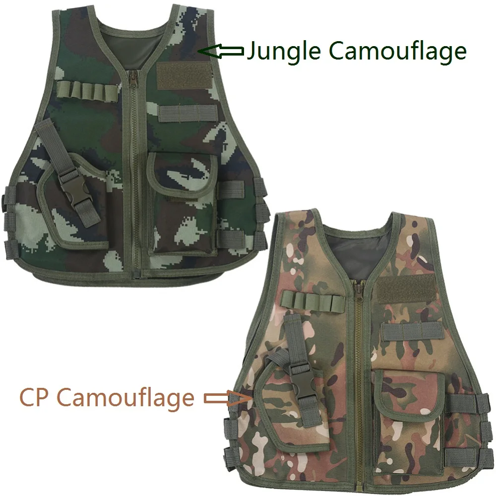 Children Combat Vest Kids Camouflage Hunting Clothes CS Shooting