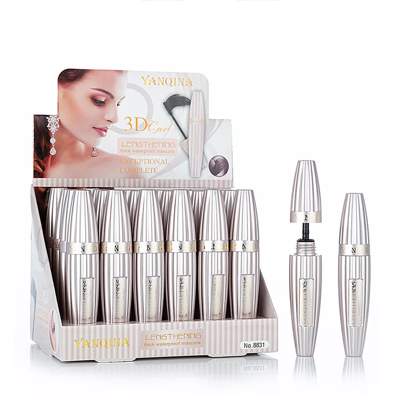 

Silicone Brush Waterproof Extension Thick Curling Mascara Fashion Colors Makeup Sexy Lady/girls Waterproof Eye Shado Make Up