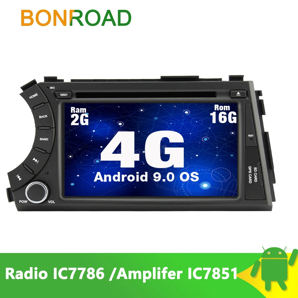 

Bonroad 2 Din Car Multimedia Player For SsangYong Actyon Kyron Video GPS Wifi Radio 4G MP3 Touch Screen