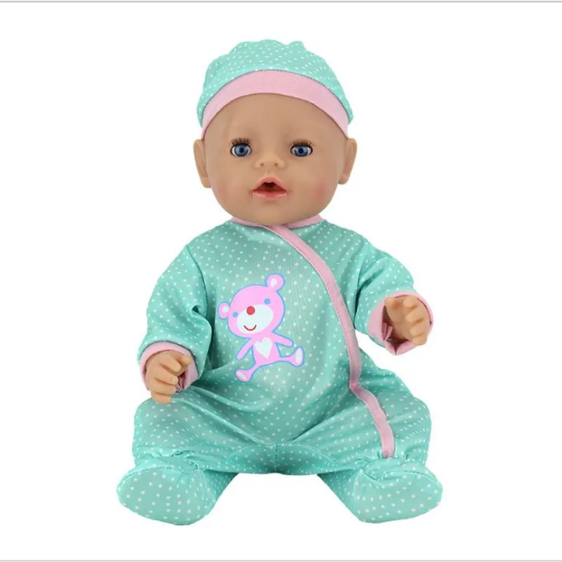 

Born New Baby Doll Clothes Fit 17 inch 40-43cm Doll Elephant Unicorn Rabbit Clothes Accessories For Baby Festival Birthday Gift