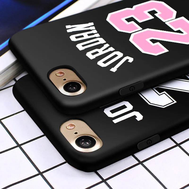 JAMULAR Мода Jordan 23 чехол для телефона для iPhone 7 8 Plus 5 6 S плюс XS MAX баскетбол спортивный чехол для iPhone X XR мягкий Coque
