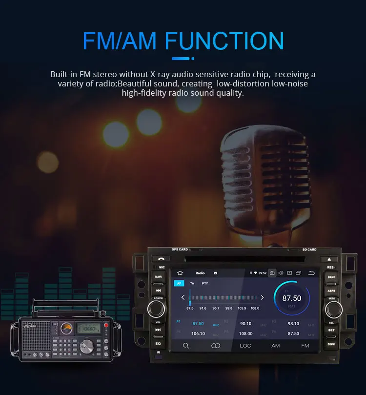 Sale LJHANG 2 Din Car DVD Player Android 9.0 For Chevrolet Aveo Epica Captiva 2005-2011 WIFI Multimedia Stereo GPS Navi Car Radio RDS 8