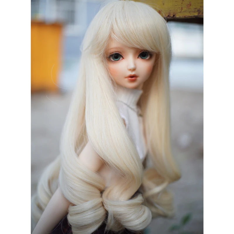 Factory Direct Craft Antina's Light Blonde Ringlet Curls Doll Wig3 Pieces 