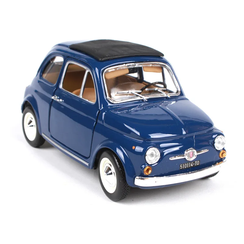 

1/24 1965 Fiat 500 F Simulation Alloy Car Model Fiat Car Model Car Ornaments