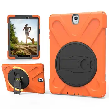 

Safe Shockproof PC Silicon Back Case for Samsung Galaxy Tab S3 9.7" Pirate 360 Rotation Back Cover for Samsung Tab S3 T820 T825