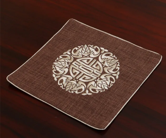 غرامة تطريز بهيجا المفارش مربع الراقية الكتان القطن أزياء النمط الصيني طاولة الطعام الحصير واقية الغربية الغذاء غرامة تطريز بهيجا المفارش مربع الراقية الكتان القطن أزياء النمط الصيني طاولة الطعام الحصير واقية الغربية الغذاء