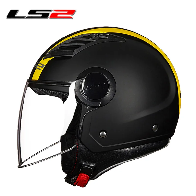 LS2 Половина лица шлем мото rcycle шлем casco moto capacetes de moto ciclista capacete 562 - Цвет: 8