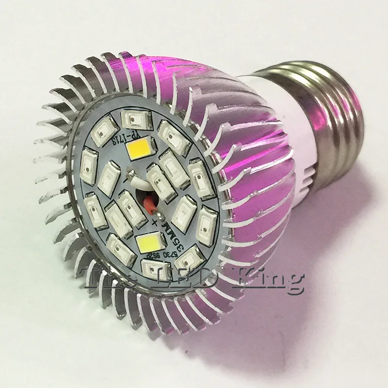 1X Full Spectrum 5730 GU10 28W 28 SMD LED Grow Light 220V 110V Plant