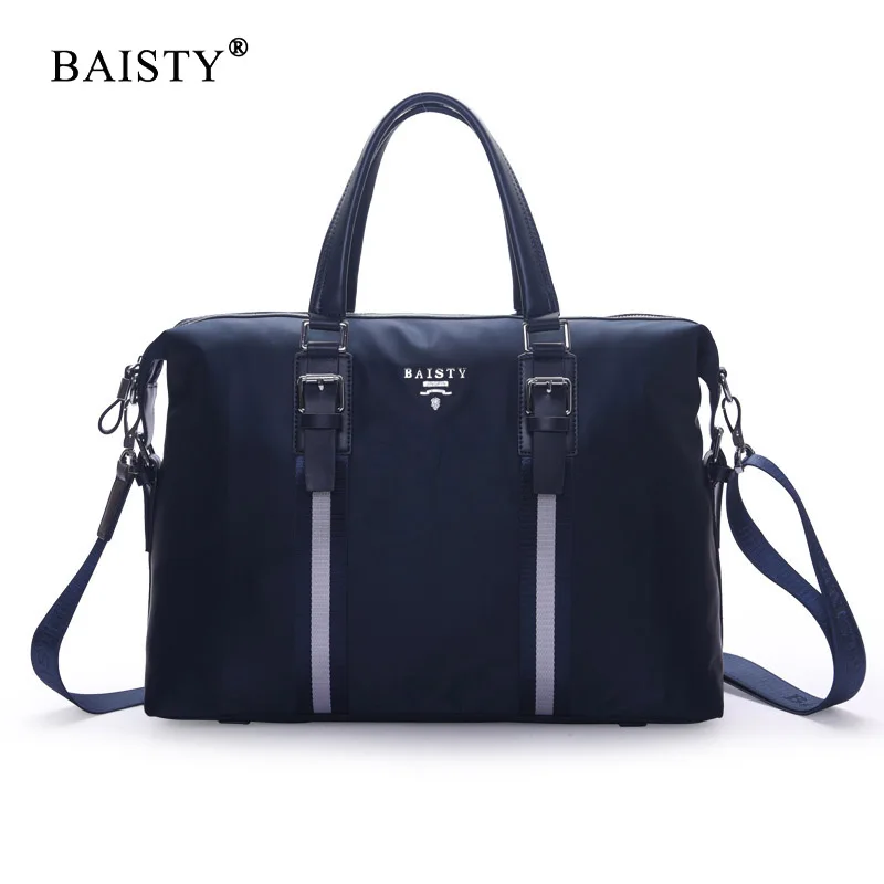 

BAISTY Brand 2019 New Men's Fashion Shoulder Bag Waterproof Oxford Man Zipper Messenger Bag Black Blue Solid colour Casual Bag
