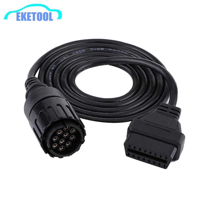 Подходит для BMW ICOM D Кабель Мотоциклы 10 адаптер контактов 10Pin OBD1 OBD2 16Pin