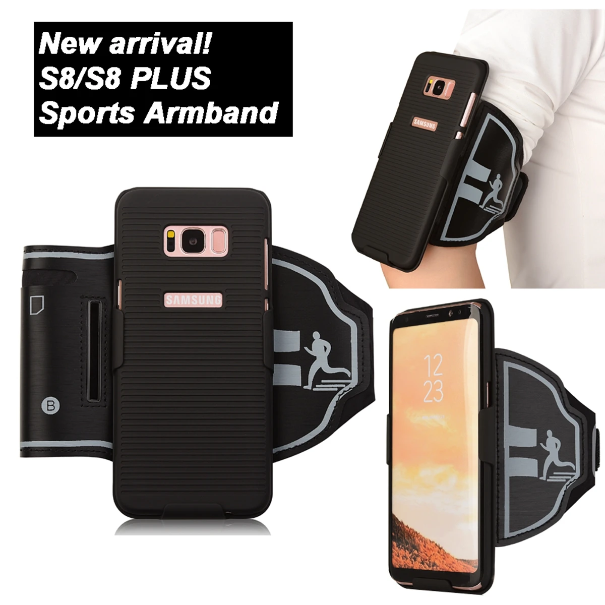 عالية الجودة تدوير حامل هاتف رياضة الجري الركض الذراع حالة الفرقة شارة لسامسونج galaxy S8 S8 زائد S8 + الصلب عودة حالة عالية الجودة تدوير حامل هاتف رياضة الجري الركض الذراع حالة الفرقة شارة لسامسونج galaxy S8 S8 زائد S8 + الصلب عودة حالة