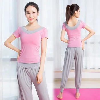 

3 PCS Women Yoga Set for Running Mesh Long Sleeve Shirt Fitness Bra Yoga Pant Sportswear Gym Clothing Women Workout Set