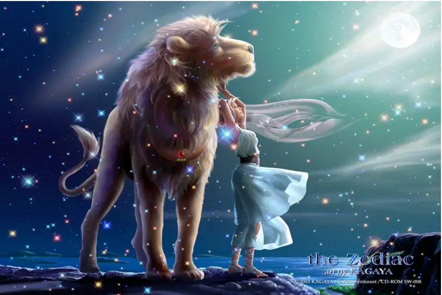 

Leo The wooden puzzle 1000 pieces ersion jigsaw puzzle white card adult heart disease mental Relax 12 constellation toys