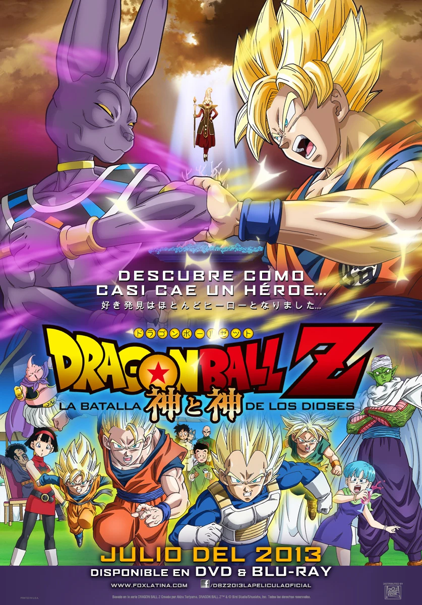 Free shipping22"X35"inch Dragon Ball Z Battle of Gods 2016 Movie Poster Custom ART PRINT-in Wall ...