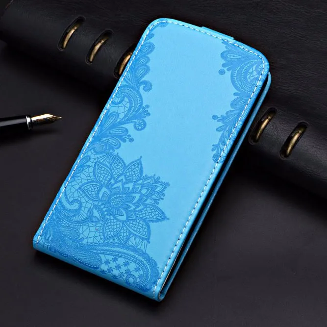 Для huawei Honor 6A 7A 8A Pro Чехол TPU мягкая задняя крышка флип кожаный чехол Вертикальный чехол - Цвет: flip Lace blue
