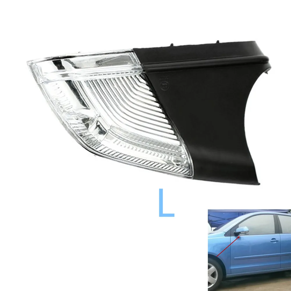 

Left Side Mirror Indicator Turn Signal Light Lamp for VW Polo 9N3 05-09 1Z0949101C