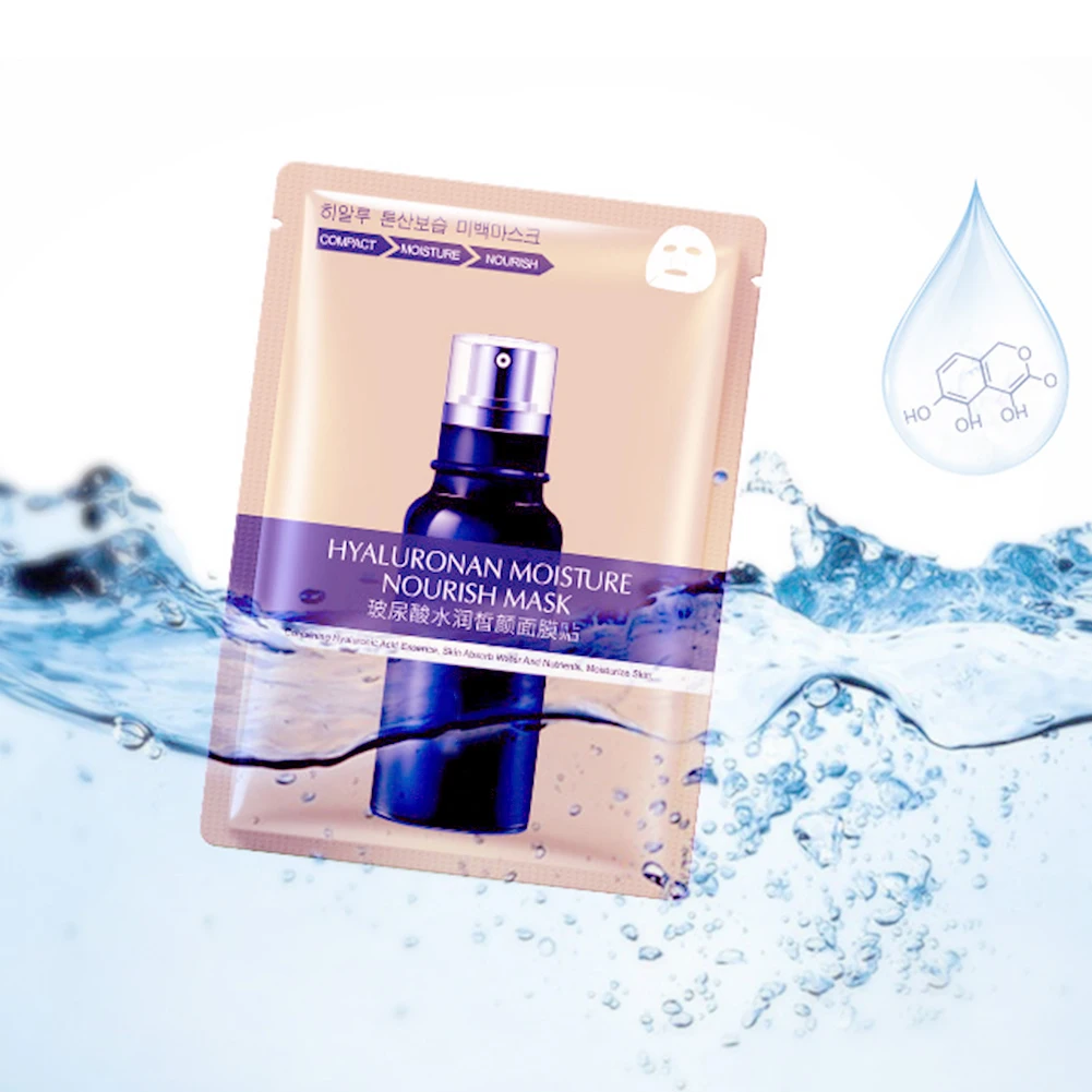 

Hyaluronic Acid Deep Moisturizing Face Mask Skin Care Essence Facial Mask Sheet Beauty Skin Care For Women Beauty