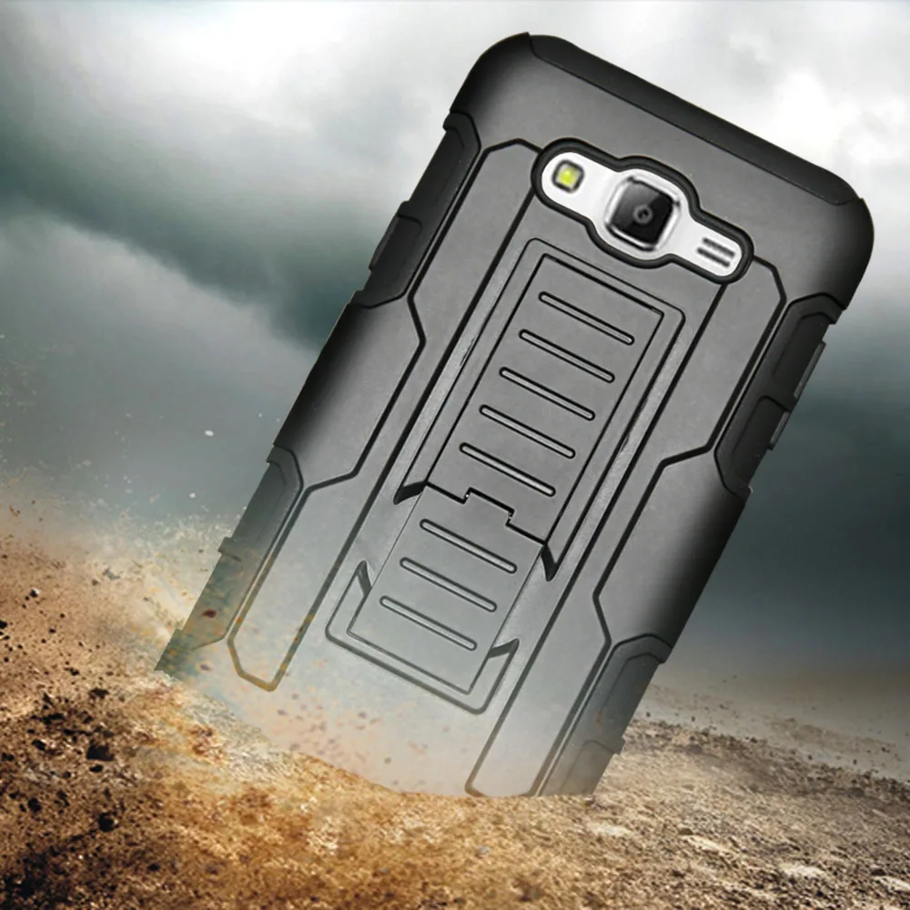 

For Samsung Galaxy J7 Neo J701M / J7 Nxt J701F / J7 Core SM-J701 Anti Shock Rugged Case With Kickstand Holster Belt Clip Cover