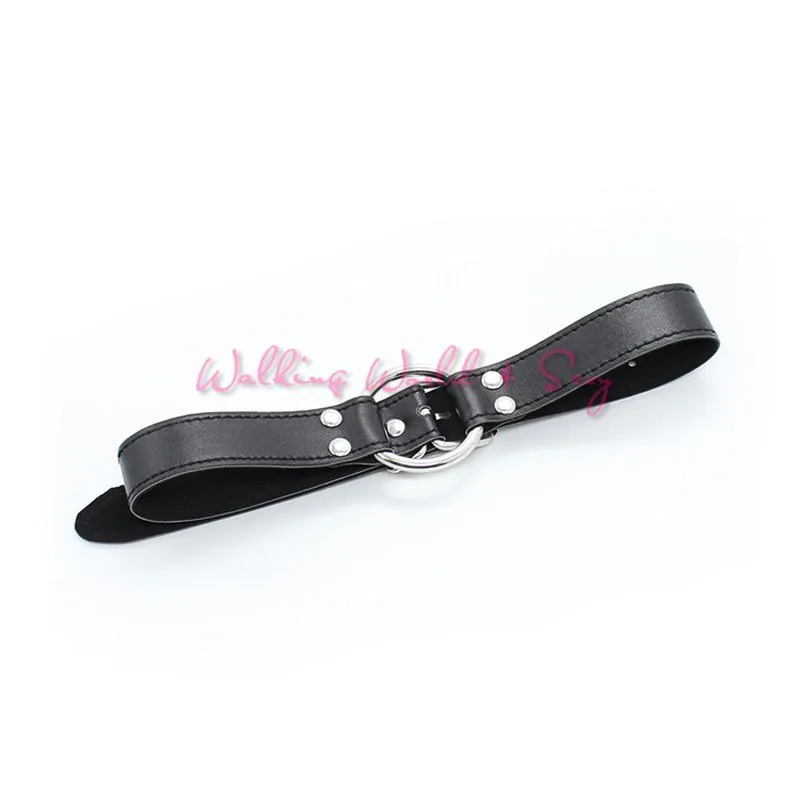 Adult Game Open Mouth Gags Oral Sex Ring + PU Leather Bondage Stainless Steel Gag Slave Fetish Oral Fixation For Women Sexy Toys (2)