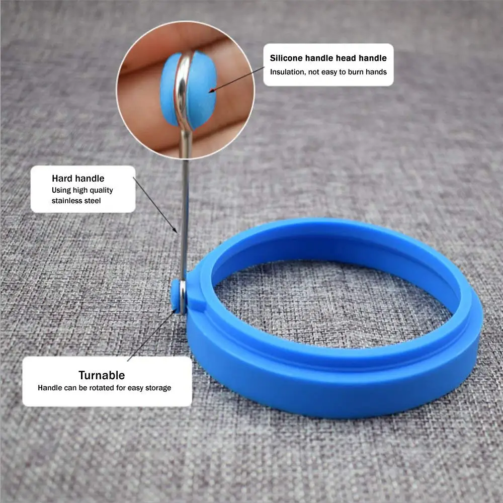 Антипригарный инструмент для приготовления яиц, кольцо для приготовления яиц, силиконовые формы для блинов, сыра, жареного яйца, сковорода, флип, кухонные аксессуары для выпечки