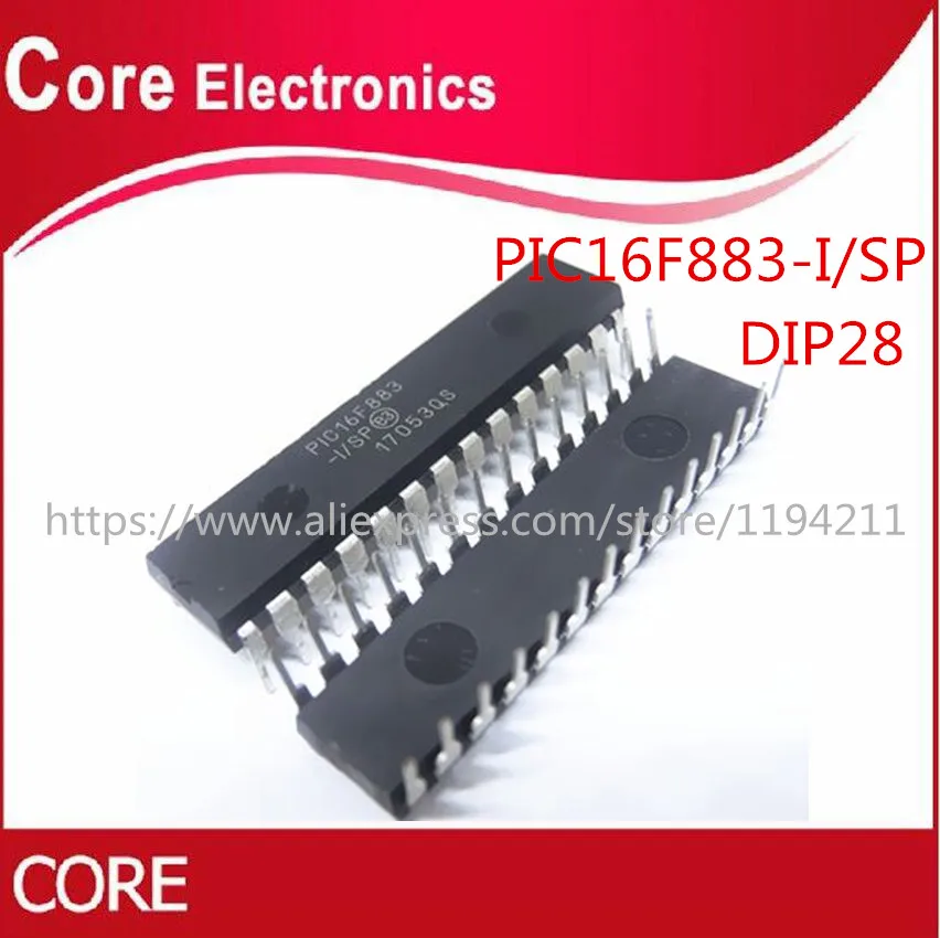 50 шт PIC16F883 I/SP 16F883 IC DIP DIP28 Новый|Интегральные схемы| |