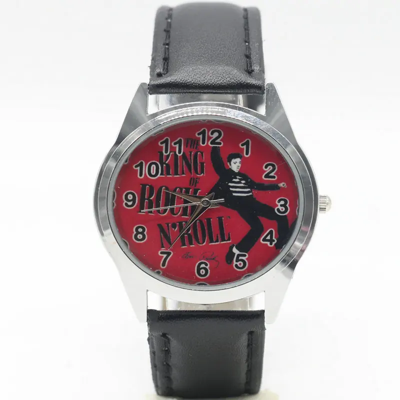 Новые Модные Marvel Элвис Пресли часы наручные ребенку подарок часы