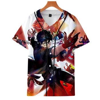 

2019 Hot Game PERSONA3D Printed Tee Cool Tee Shirt men Summer Tops Short Sleeves Tee 2XS-4XL Baseball Short New fashion