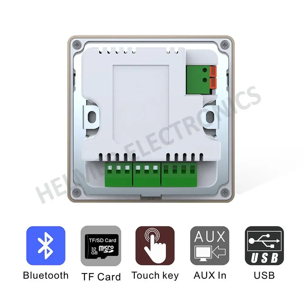 home theater amplifier,bluetooth amplifier,Bluetooth digital stereo audio amplifier,USB/TF Music Player, mini in wall amplifier