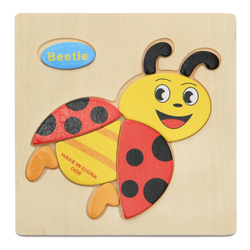Домашние 3D головоломки домашние игрушки для Kinderen мультфильм Dier Puzzels Intelligentie Kids Kinderen Educatief Speelgoed детские игрушки