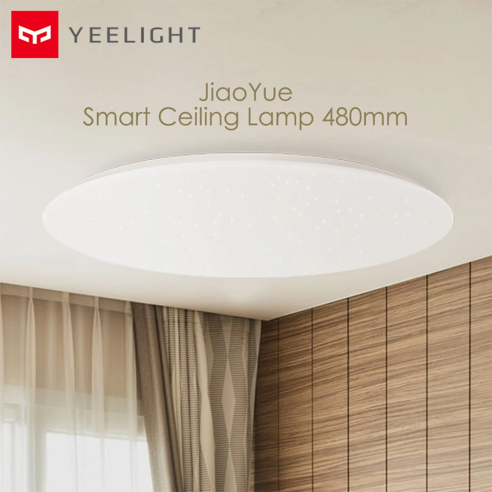 New  Original Yeelight JIAOYUE LED Smart Ceiling Lamp 480mm Dust Proof Support Bluetooth Remote Control 