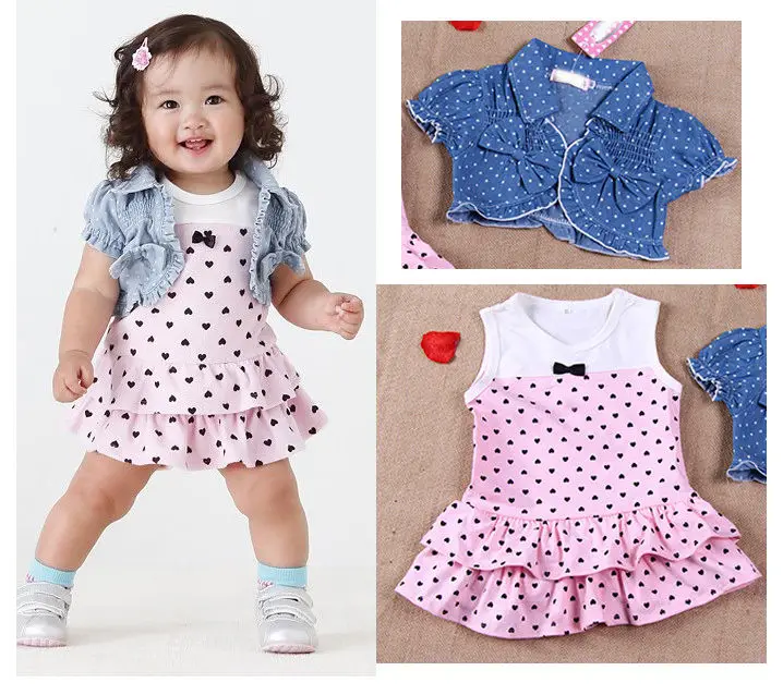 children baby clothing polka dot mini dress children baby clothing polka dot mini dress