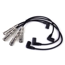 beler 4pcs Spark Plug Ignition Wire Cable for VW 2 0L SOHC Beetle Jetta Golf 2