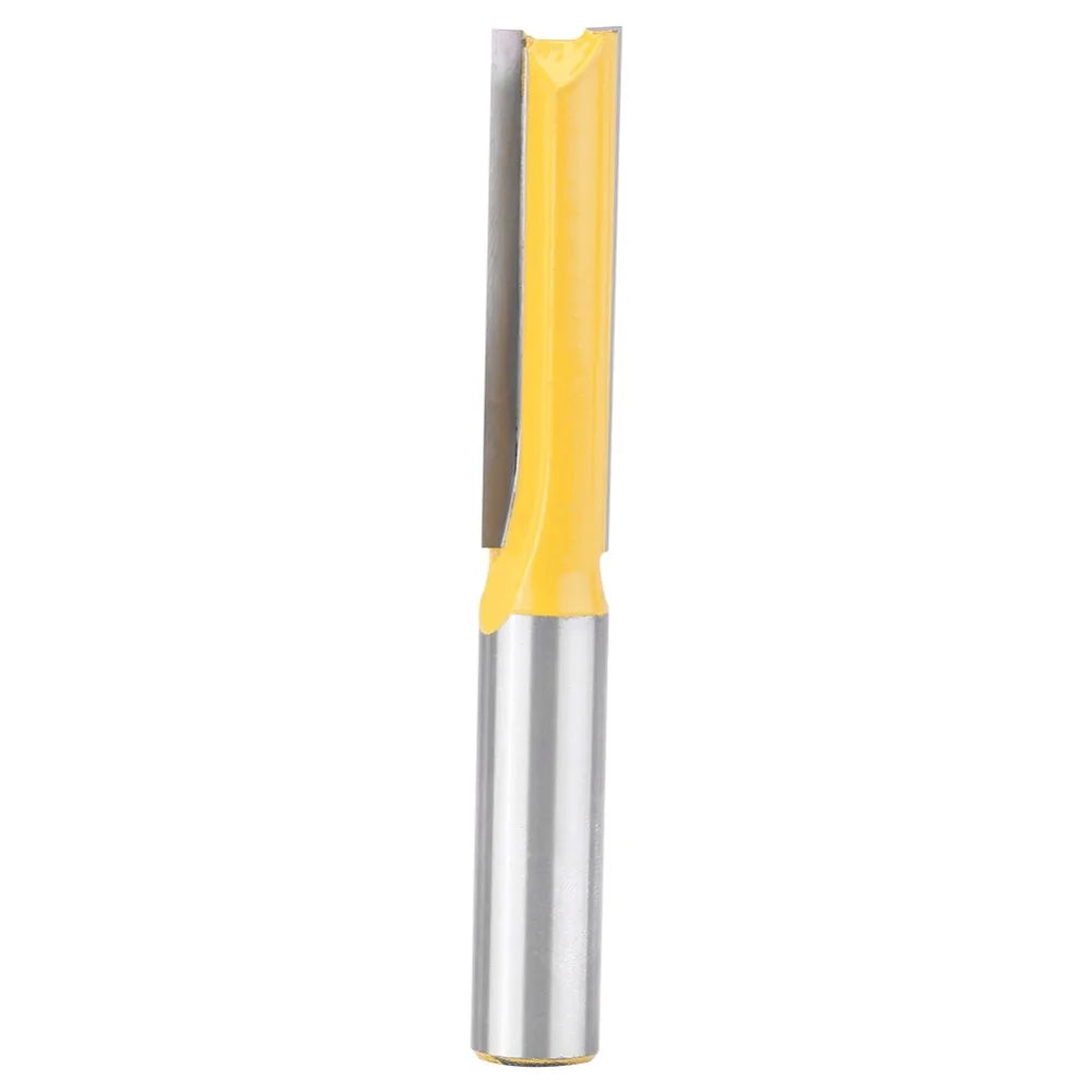 1pc Yellow Woodworking Slot Cutter Router Bit Cutting Edge 2''L x 1/2