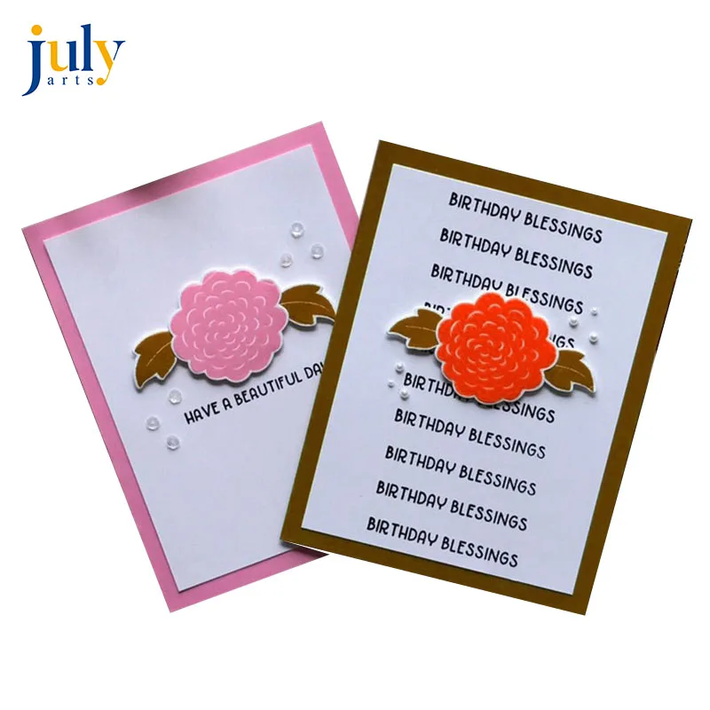 Julyarts Metal Cutting Dies and Stamps Scrapbooking Flower for Card Making Paper Album | Дом и сад