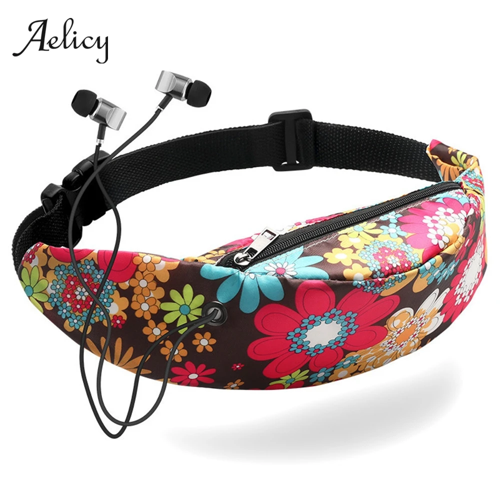 

Aelicy Fashion Women Waist Bag Fanny Pack 3D Colorful Banana Printing Travel Waist Pack Mobile Pouch Money Belt Bum Chest Bags