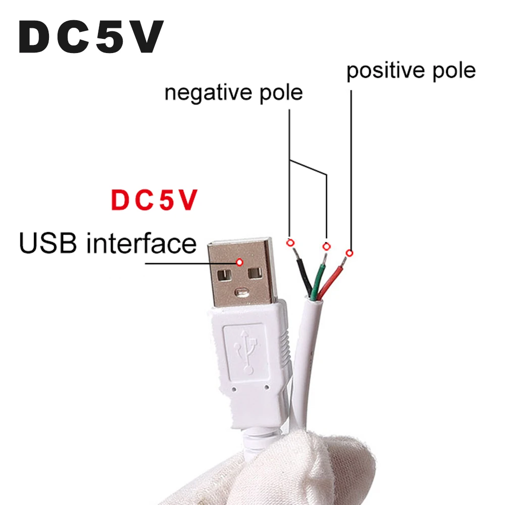 Светодиодный диммер DC5V USB затемнения Питание выносная линия плавная регулировка для светодиодный настольная лампа провода подвесной светильник с регулируемой яркостью, светодиодный лампы