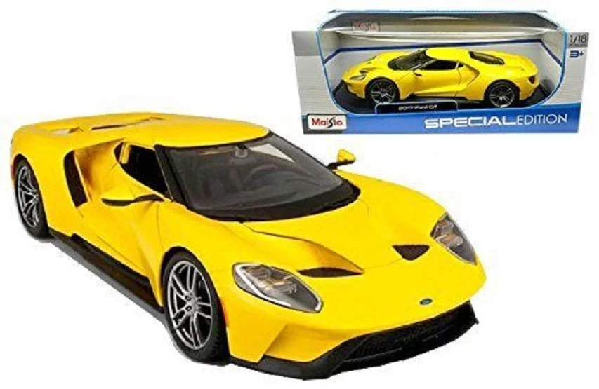 Maisto 1:18 2017 Ford GT Concept литьевая модель спортивный гоночный автомобиль Новый в