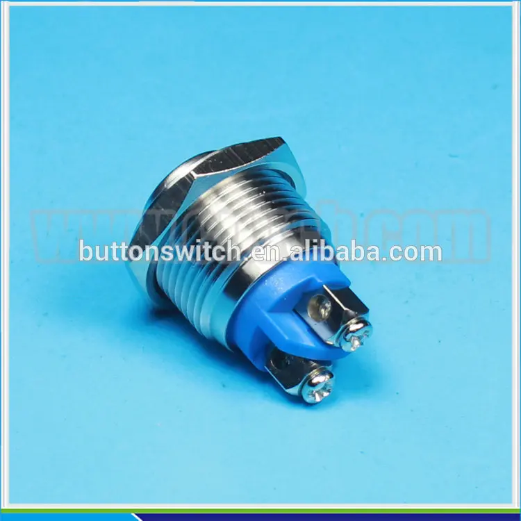 1604 IP67 16mm momentary screw terminal stainless steel High riser switch