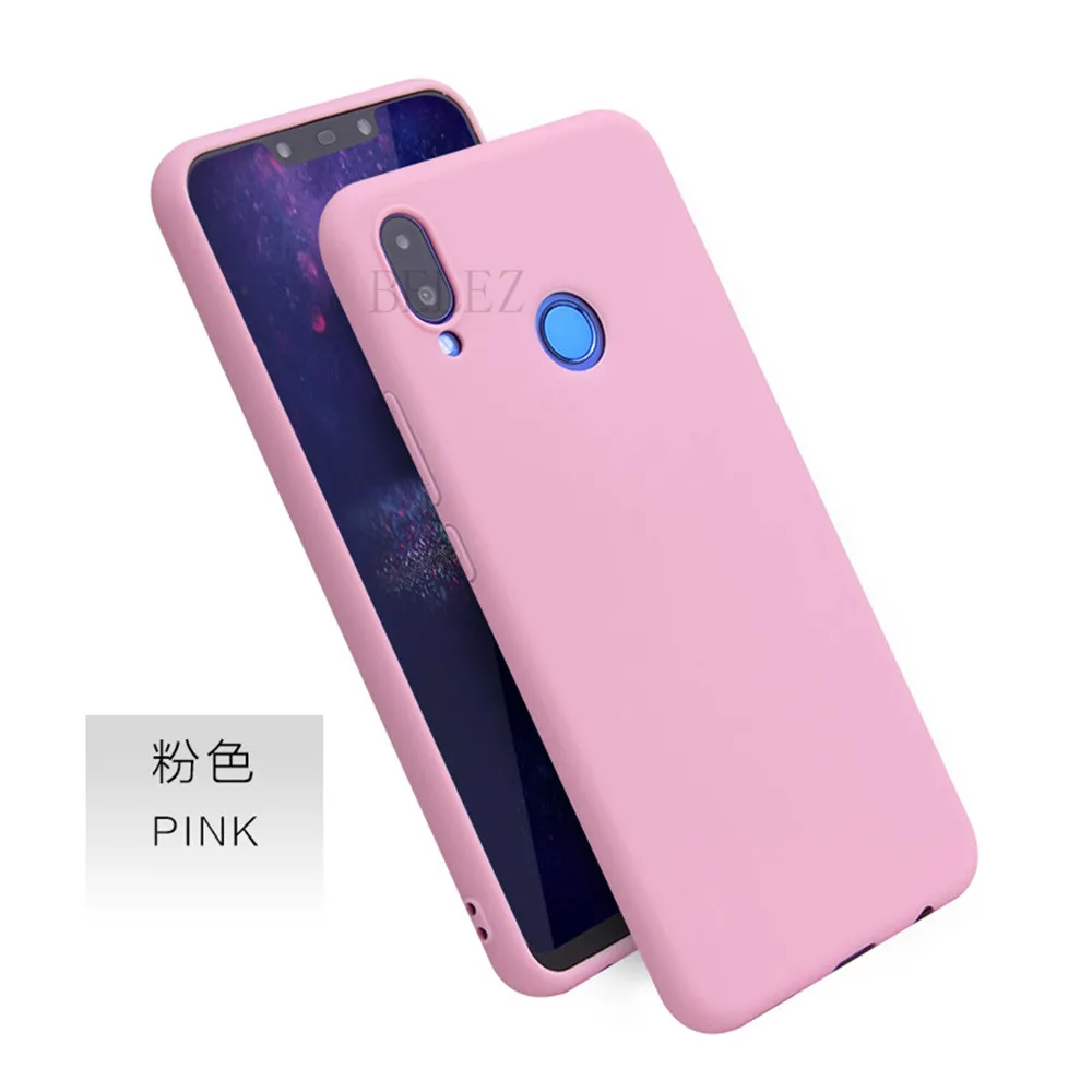 Мягкий чехол для huawei Nova 3i чехол P Smart Plus чехол силиконовый чехол для телефона для huawei Nova 3i Nova 3 P Smart Z Y9 - Цвет: pink