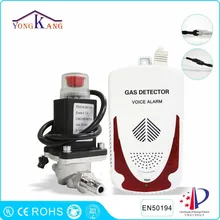 Yongkang голосовой сигнализации утечки газа со шлангом электромагнитный отключение Клапан