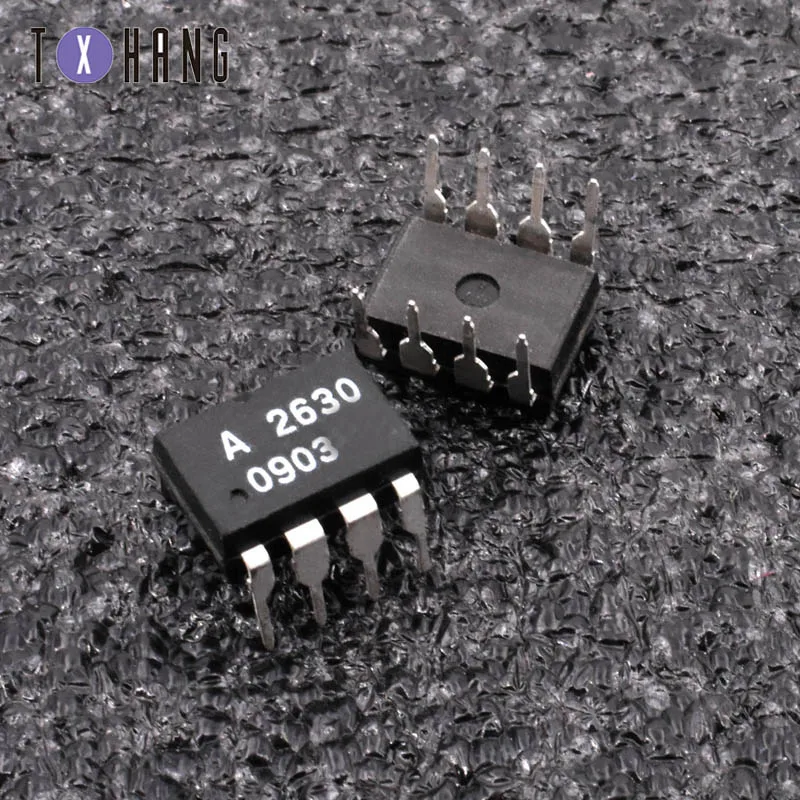 10 PCS HCPL-2630 SMD HCPL2630 A2630 HIGH SPEED-10 MBit//s LOGIC GATE OPTOCOUPLERS