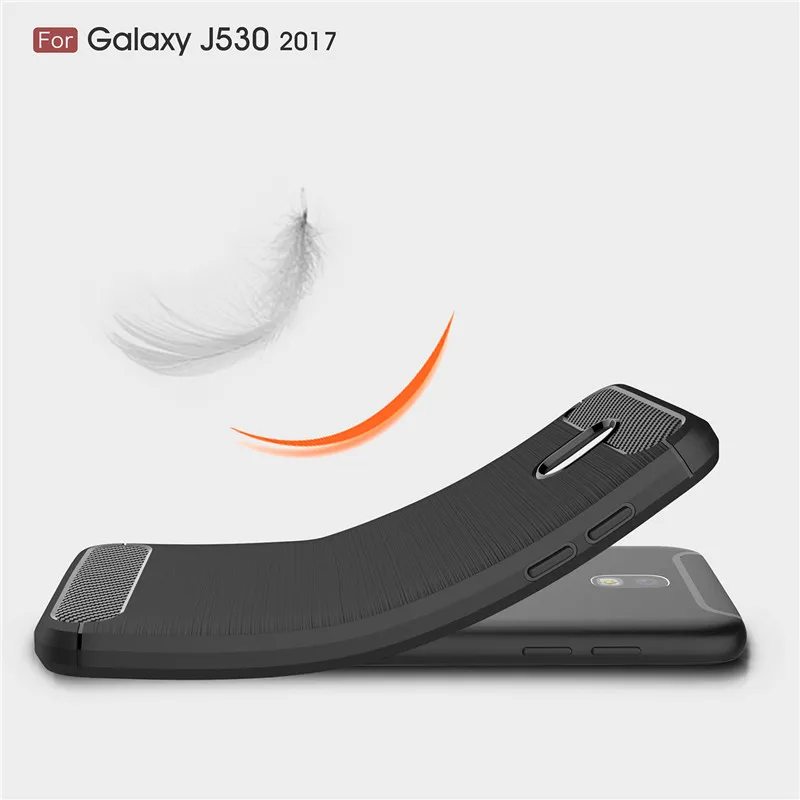 Whyes для samsung Galaxy J5 чехол J530 углеродного волокна мягкая ТПУ тяжелый противоударный силиконовый чехол для samsung J5 J530 крышка